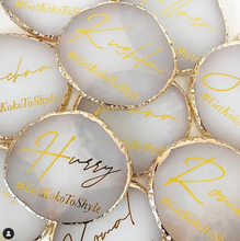 Load image into Gallery viewer, Agate Effect Place Cards