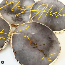 Load image into Gallery viewer, Agate Effect Place Cards