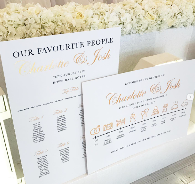 Board and Place Card Bundle