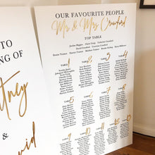 Load image into Gallery viewer, Large Table Plan & Welcome Sign Bundle