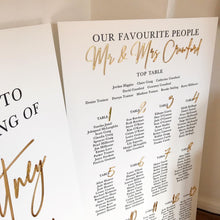 Load image into Gallery viewer, Large Table Plan & Welcome Sign Bundle