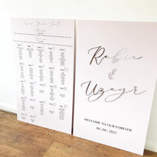 Load image into Gallery viewer, Large Table Plan & Welcome Sign Bundle