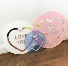 Load image into Gallery viewer, Oversized Acrylic Love Heart