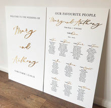 Load image into Gallery viewer, Large Table Plan & Welcome Sign Bundle